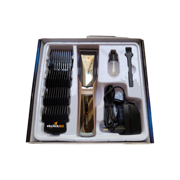 kemei Km-5018 Professional Washable Rechargeable Hair Clipper Electric Shaver Beard Trimmer Men - Image 2